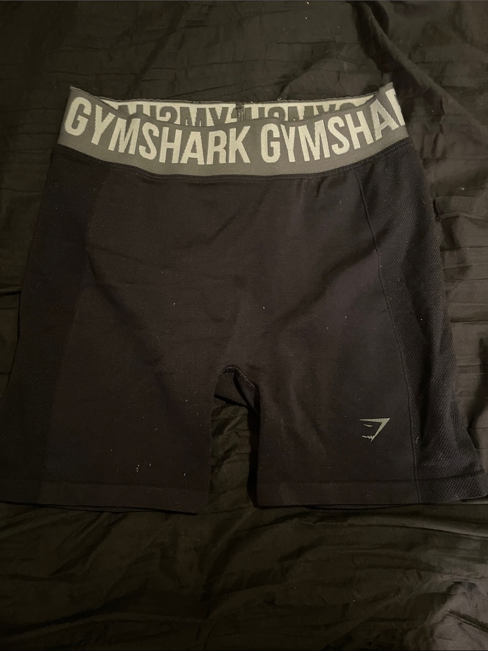 Gymshark Black Seamless Logo Waist Bike Shorts